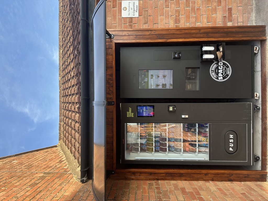 Gloucester City Association Football Club coffee vending machine